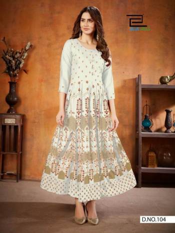 Blue Hills Walkway Edition vol 1 Rayon Long Gown wholesaler