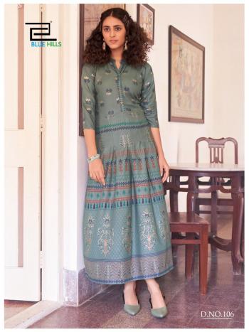 Blue Hills Walkways vol 9 Rayon Daily wear kurtis wholesaler