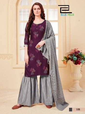 Blue Hills Zoya Kurtis with Palazzo and Dupatta wholesaler