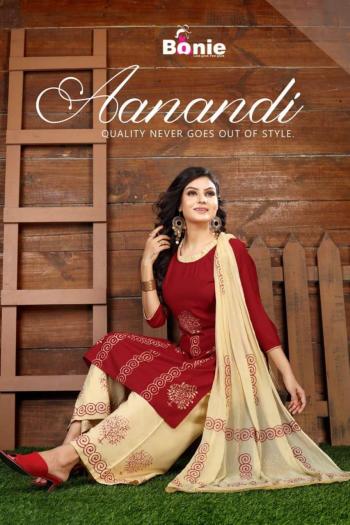 Bonie Aanandi vol 1 kurtis with Palazzo and Dupatta