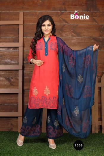 Bonie Aanandi vol 1 kurtis with Palazzo and Dupatta