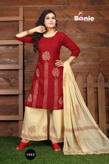 Bonie Aanandi vol 1 kurtis with Palazzo and Dupatta