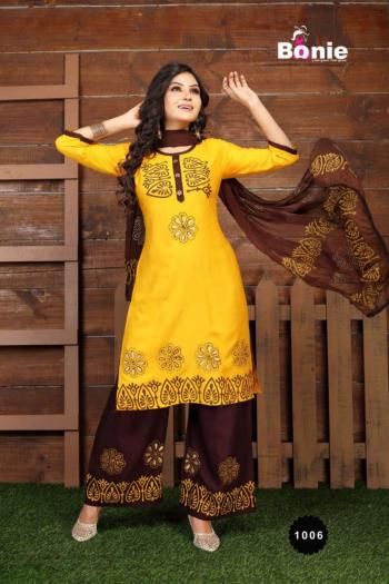 Bonie Aanandi vol 1 kurtis with Palazzo and Dupatta