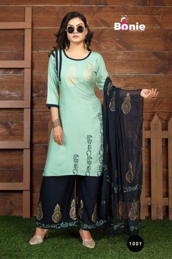 Bonie Aanandi vol 1 kurtis with Palazzo and Dupatta