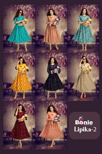 Bonie Lipika vol 2 Rayon Kurtis wholesaler