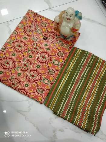 Cambric print Jaipuri kurtis with palazzo wholesaler