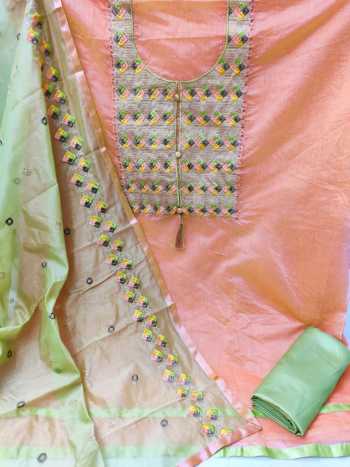 Chanderi Non catalog suits wholesaler