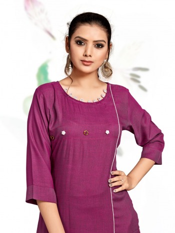 Channel 9 Vivana Rayon Daily wear kurtis wholesaler