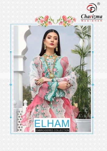 Charizma Elham Georgette pakistani Suits Catalog wholesaler