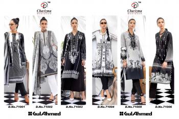 Charizma Gul ahmed Black and White pakistani Suits