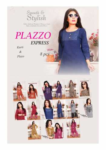 Cotton kurtis with Plazzo Express buy wholesale price