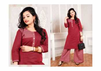 Cotton kurtis with Plazzo Express buy wholesale price