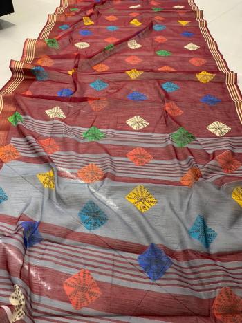 Cotton Linen Daily wear Saree buy wholesale price