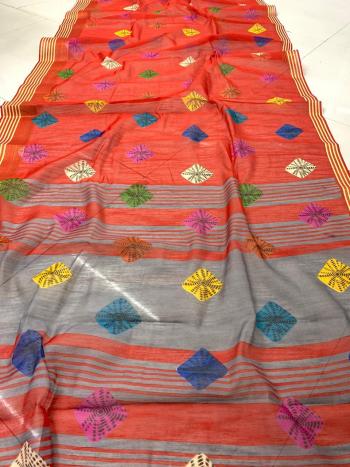 Cotton Linen Daily wear Saree buy wholesale price