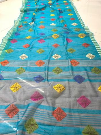 Cotton Linen Daily wear Saree buy wholesale price