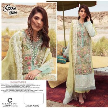 Crimosn Cross Stitch Pakistani Suits wholesaler