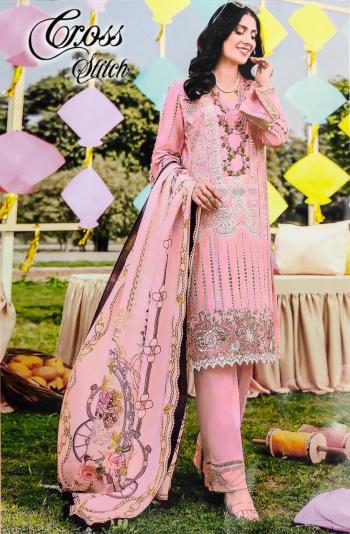 Cross Stitch Cotton Pakistani Suits wholesaler