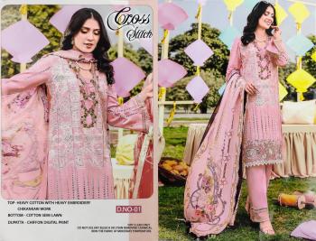 Cross Stitch Cotton Pakistani Suits wholesaler