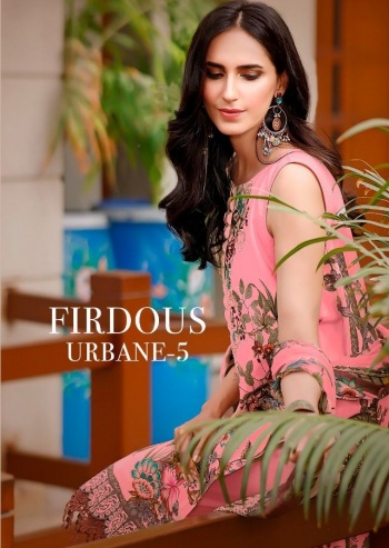 Deepsy Firdous Urbane vol 5 Cotton Pakistani Suits wholesale