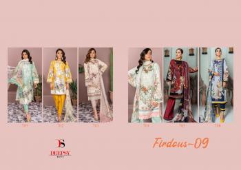 Deepsy Firdous vol 9 Jam Cotton Pakistani Suits