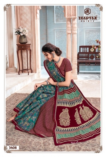 Deeptex mother India vol 34 cotton Daily wear Saree catalog