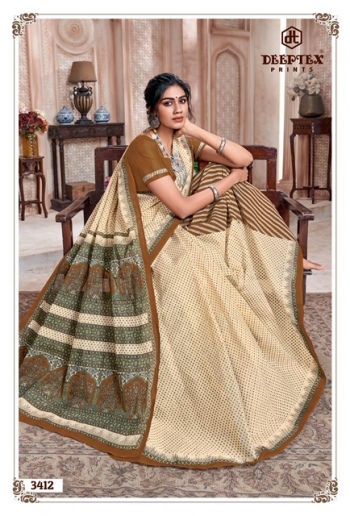 Deeptex mother India vol 34 cotton Daily wear Saree catalog