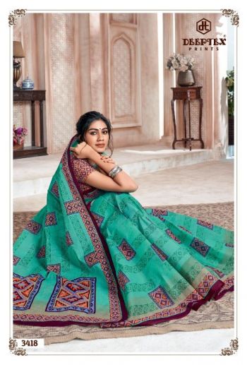 Deeptex mother India vol 34 cotton Daily wear Saree catalog