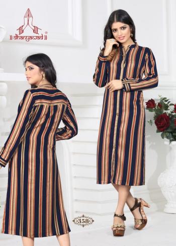 Dhanyawad Disha Pashmina Winter Woollen kurtis wholesaler