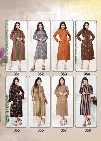 Dhanyawad Disha Pashmina Winter Woollen kurtis wholesaler