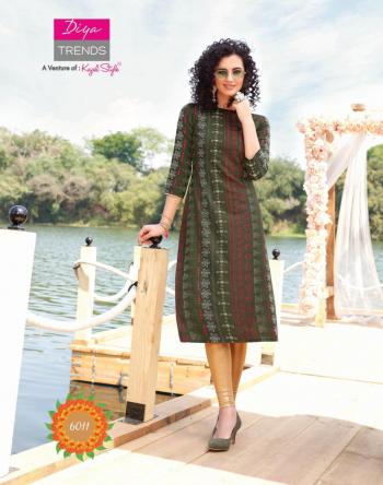 Diya Trends Garden city vol 6 rayon kurtis wholesaler