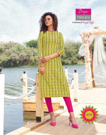 Diya Trends Garden city vol 6 rayon kurtis wholesaler