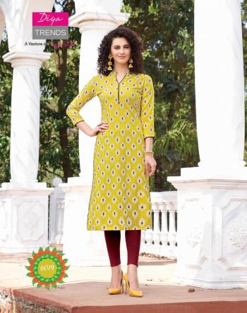 Diya Trends Garden city vol 6 rayon kurtis wholesaler