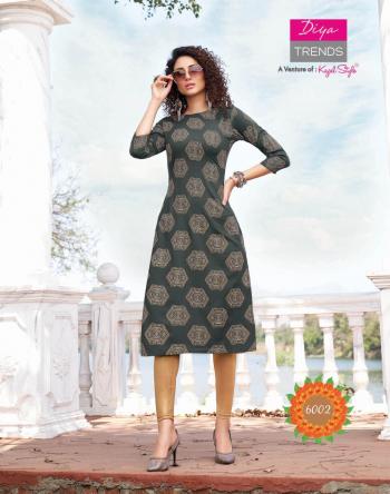 Diya Trends Garden city vol 6 rayon kurtis wholesaler