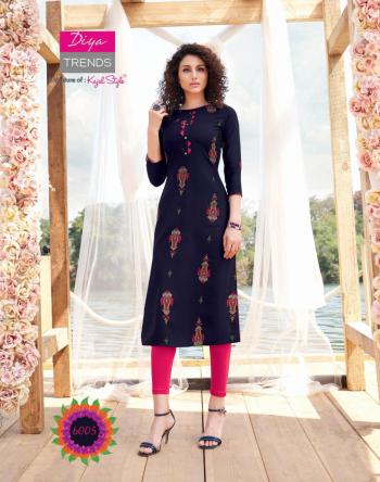 Diya Trends Garden city vol 6 rayon kurtis wholesaler