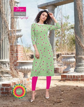 Diya Trends Garden city vol 6 rayon kurtis wholesaler