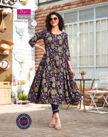 Diya Trendz Ethnicity vol 5 Party wear Kurtis wholesaler