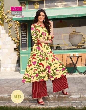 Diya Trendz Ethnicity vol 5 Party wear Kurtis wholesaler