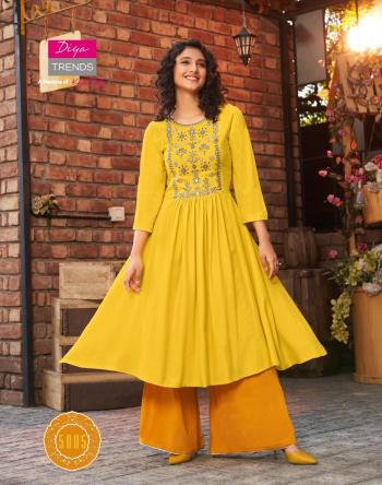 Diya Trendz Ethnicity vol 5 Party wear Kurtis wholesaler