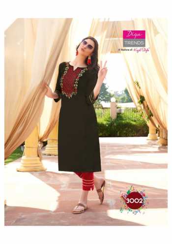 Diya Trendz Forever vol 3 kurtis with pant Wholesaler