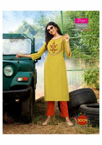 Diya Trendz Forever vol 3 kurtis with pant Wholesaler