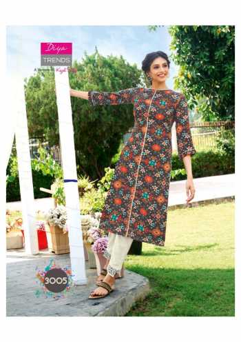 Diya Trendz Forever vol 3 kurtis with pant Wholesaler