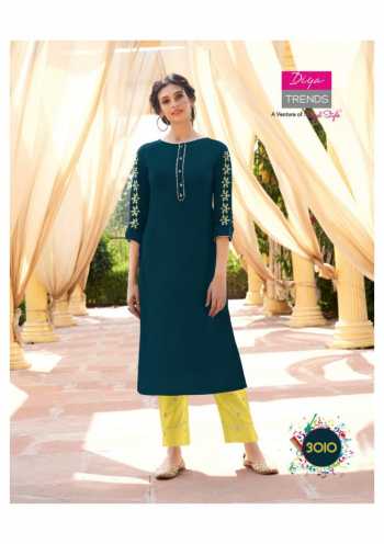 Diya Trendz Forever vol 3 kurtis with pant Wholesaler