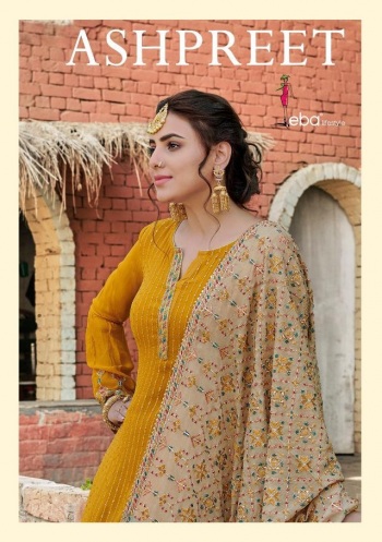 Eba Lifestyle Ashpreet Chinon Salwar Kameez wholesaler