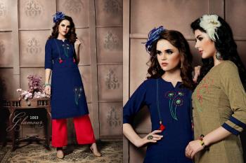 Envy9 Bling Khadi kurtis with palazzo wholesaler