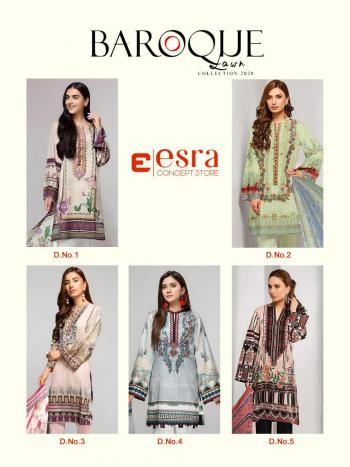 Esra Concept Store Baroque Lawn 2020 vol 1 Pakistani Suits