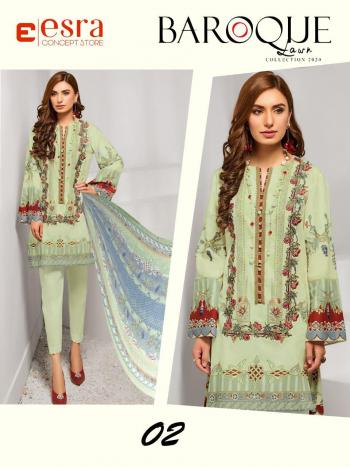 Esra Concept Store Baroque Lawn 2020 vol 1 Pakistani Suits