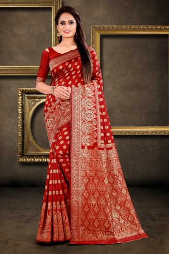 Ethnic Soft lichi Silk Saree buy wholesale Price