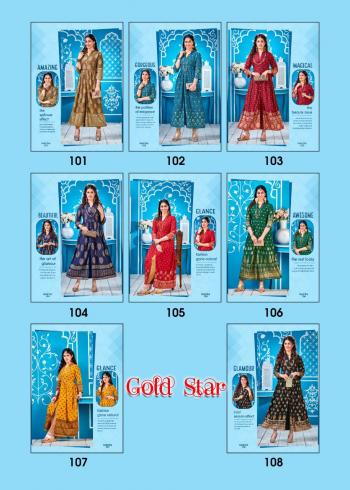 Fashion Talk Gold Star Rayon kurtis wholesaler