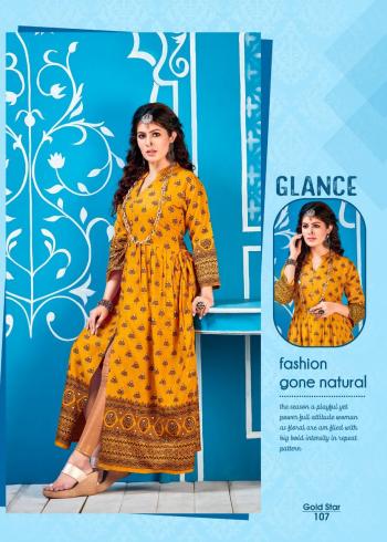 Fashion Talk Gold Star Rayon kurtis wholesaler