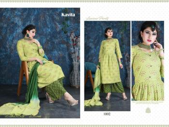 Fashion Talk Kavita vol 1 kurtis with Palazzo and Dupatta wholesaler